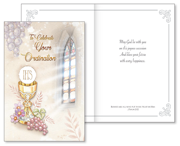 Card/Celebrate Your Ordination With Insert   (20353)