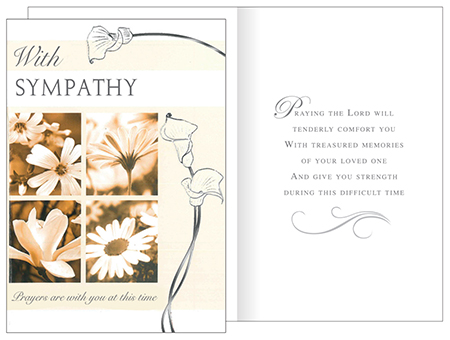 Card - With Sympathy   (20663)