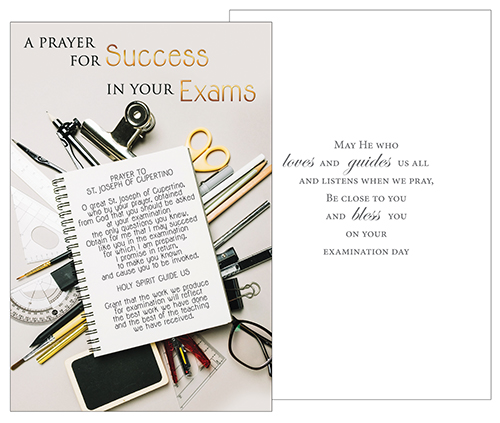 Card/A Prayer For  Success in your Exams   (20887)