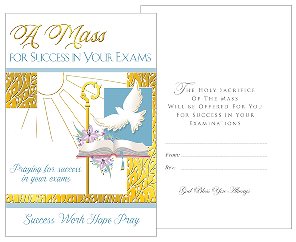 Card - A Mass For Success in Your Exams   (20895)