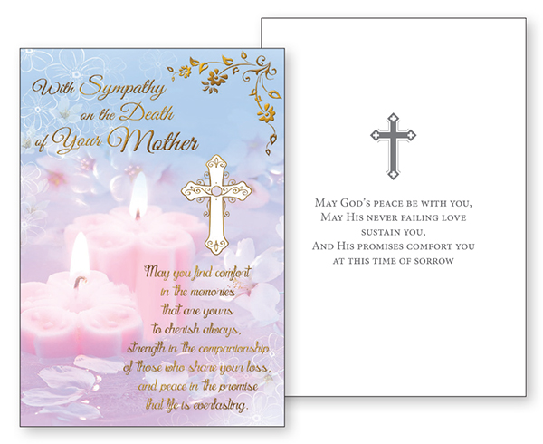 Card - With Deepest Sympathy/Mother   (21347)
