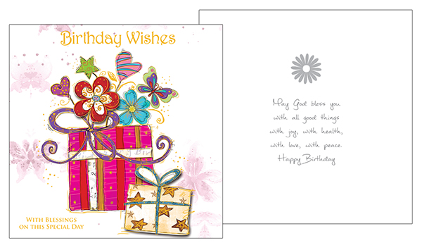 Birthday Wishes Card/3 Dimensional   (22081)