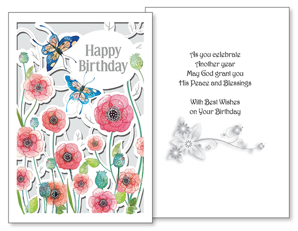 Happy Birthday Card/3 Dimensional   (22093)