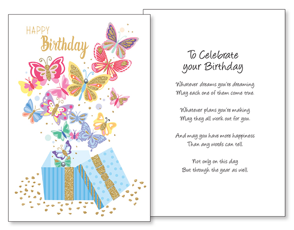 Happy Birthday Card/3 Dimensional   (22097)