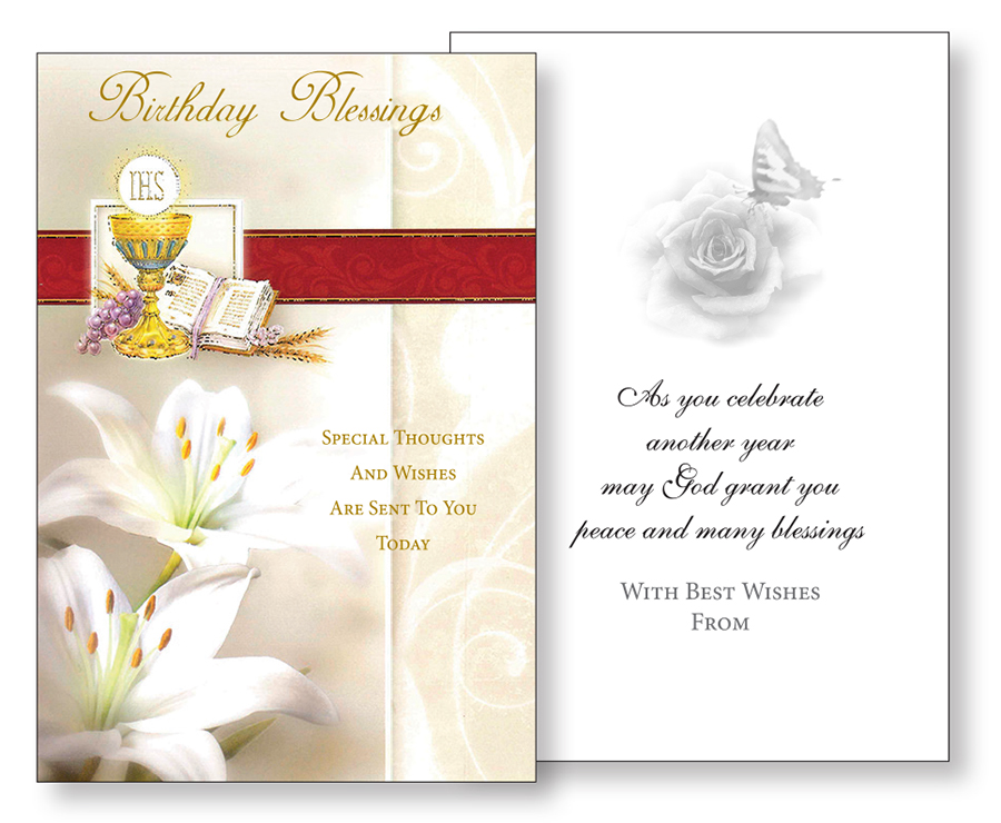 Card - Birthday Blessings   (22110)
