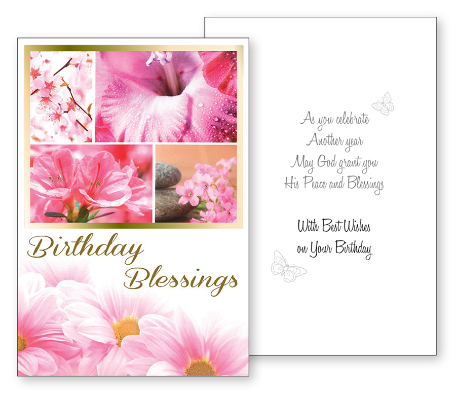 Card - Birthday Blessings   (22115)