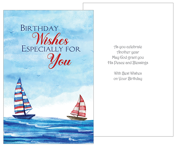 Card - Masculine Birthday Wishes Especially for You  (22142)