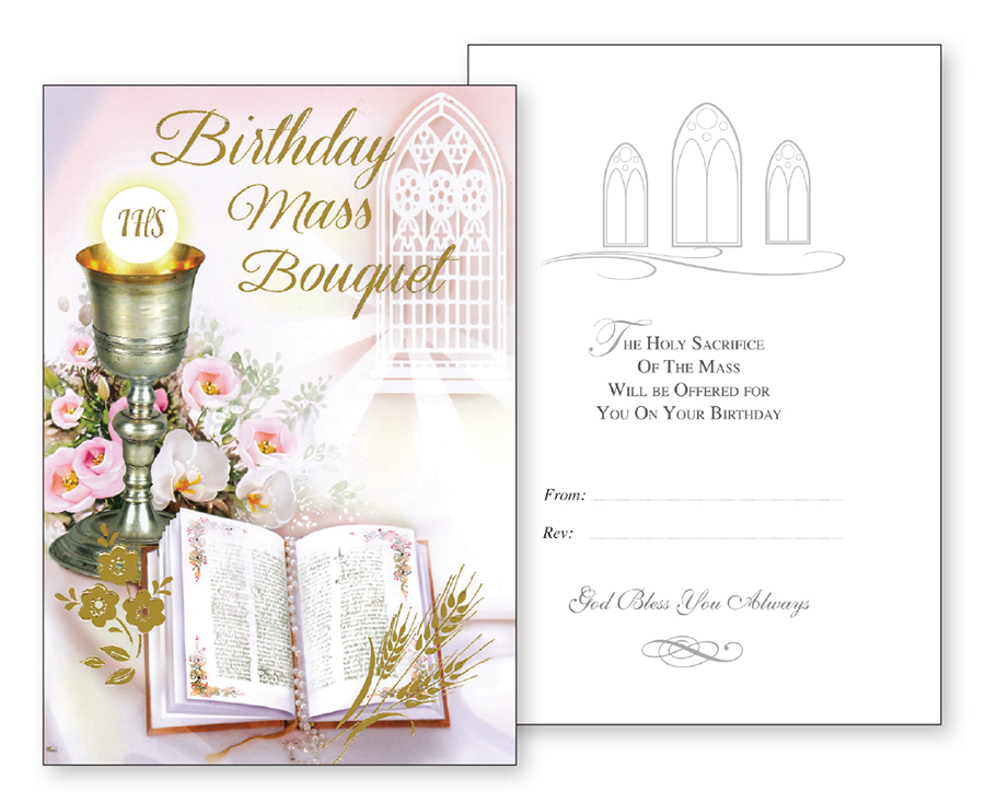 Card - Birthday Mass Bouquet   (22231)