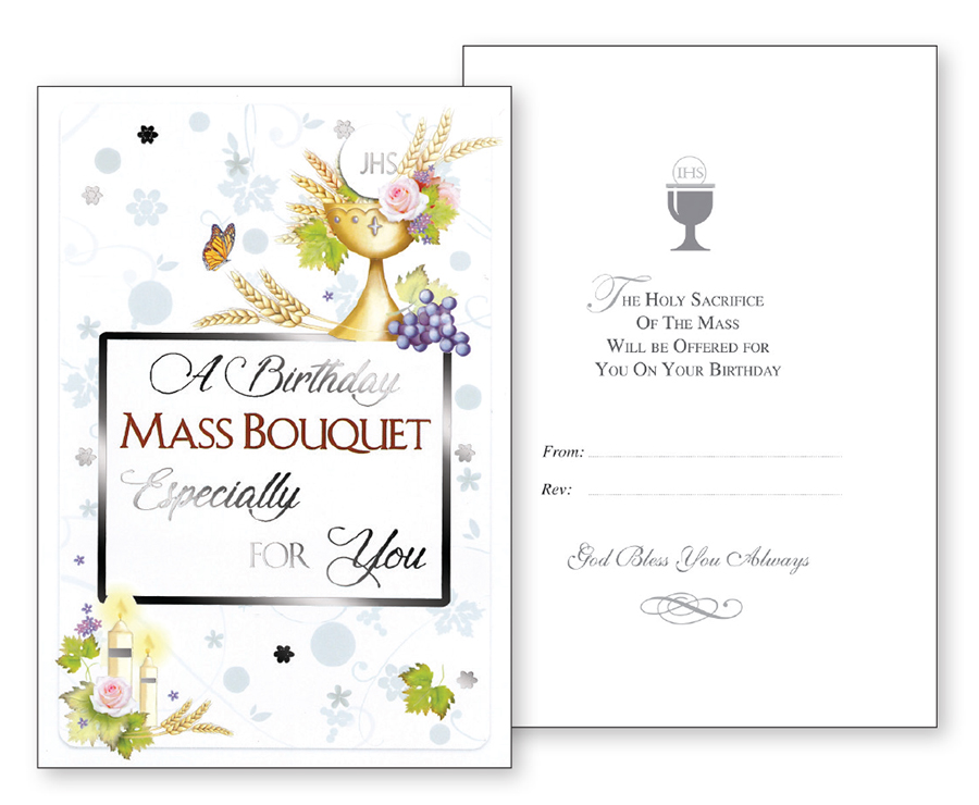 Card - Birthday Mass Bouquet   (22238)