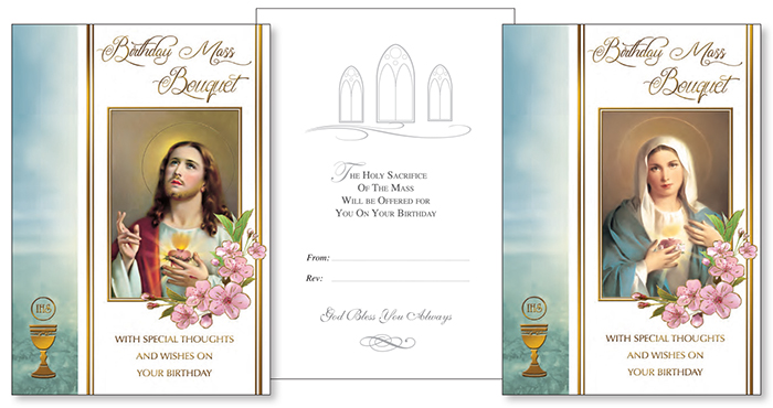 Card/Birthday Mass Bouquet/2 Designs   (22247)