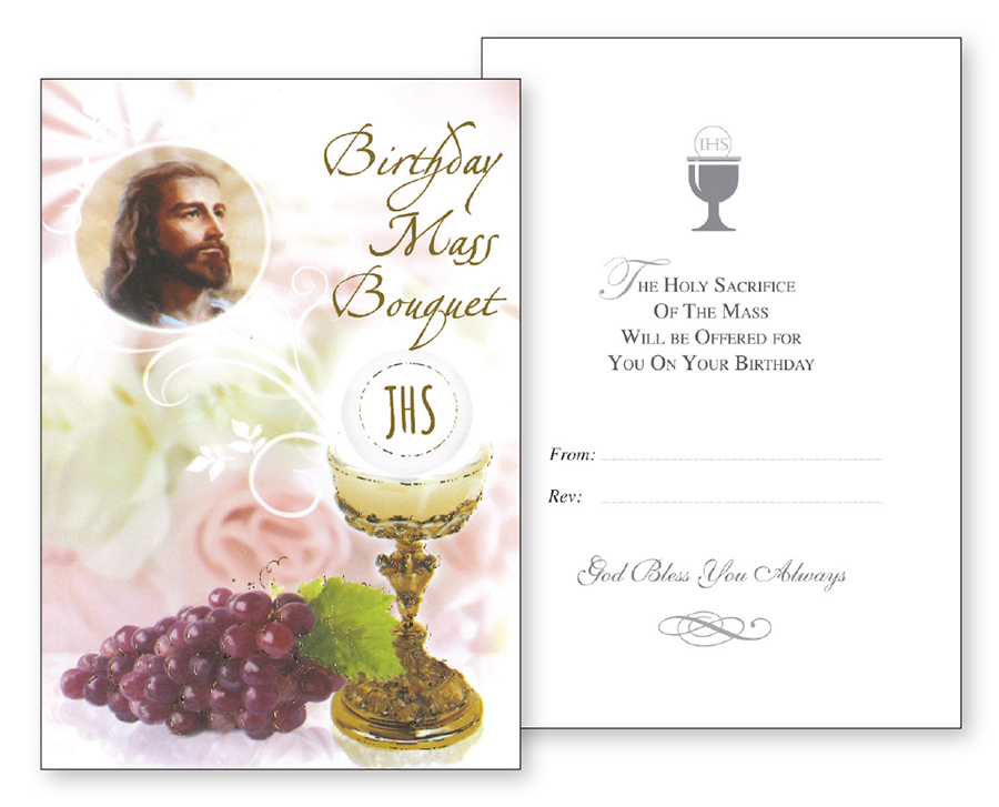 Card - Birthday Mass Bouquet   (22252)