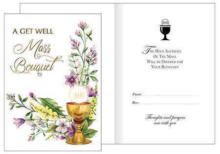 Card - Get Well Mass Bouquet   (22367)