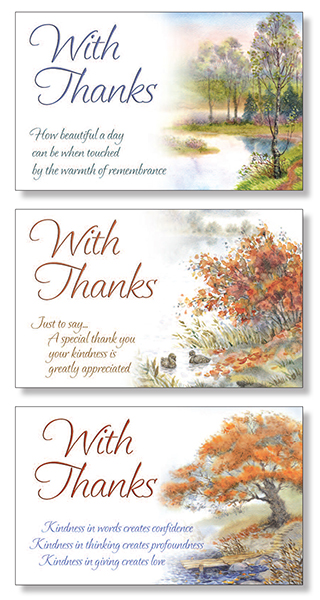 Card - Thank You  - 3 Designs   (22510)