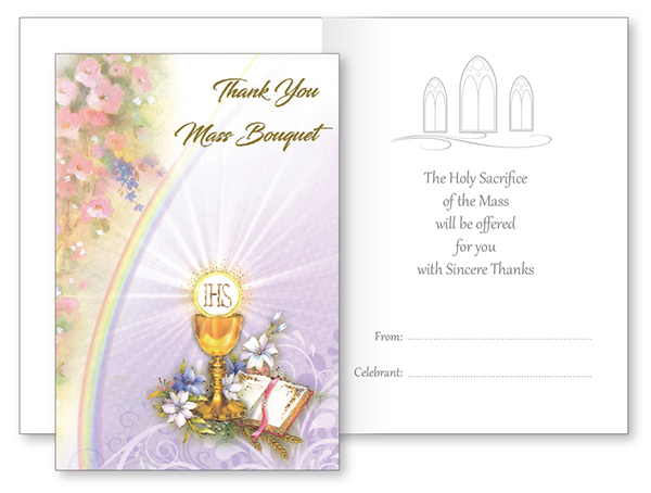 Card - Thank You Mass Bouquet   (22542)