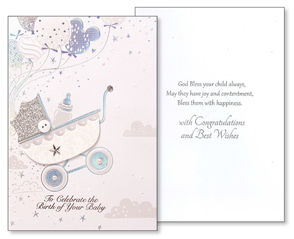 Baby Congratulations Card/3 Dimensional   (22567)