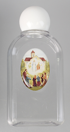 Holy Water Bottle With Resin Drop/Knock   (3102K)