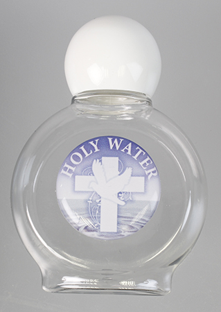 Holy Water Bottle/Plastic/With Resin Drop   (3103)