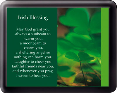 Acrylic Fridge Magnet/Irish Blessing   (3326)