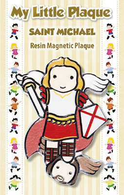 Magnetic Plaque/Saint Michael   (33658)