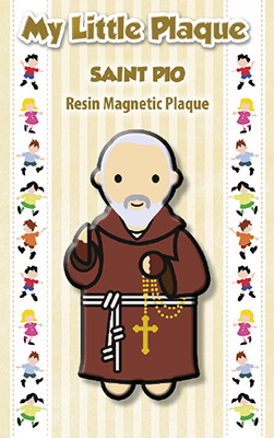 Magnetic Plaque/Saint Pio   (33664)