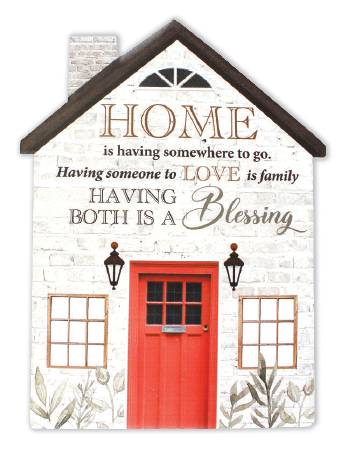 Porcelain Plaque/Home, Love is family   (38247)