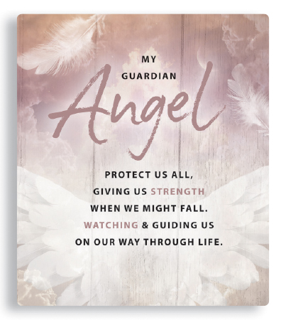 Porcelain Plaque/My Guardian Angel   (38260)