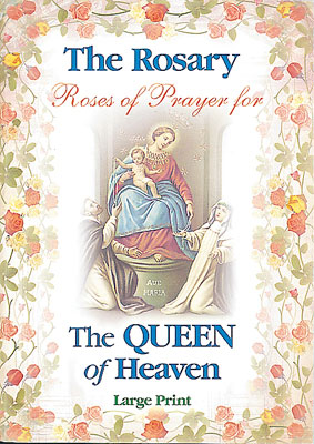 The Rosary/Queen of Heaven/Large Print   (4026)