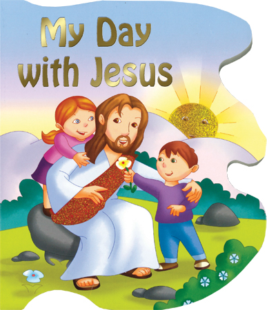 Board Book/Glitter/My Day With Jesus   (40432)
