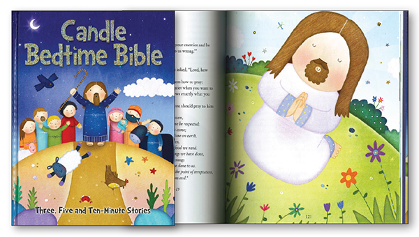 Book/Candle Bedtime Bible/Hardback   (41308)