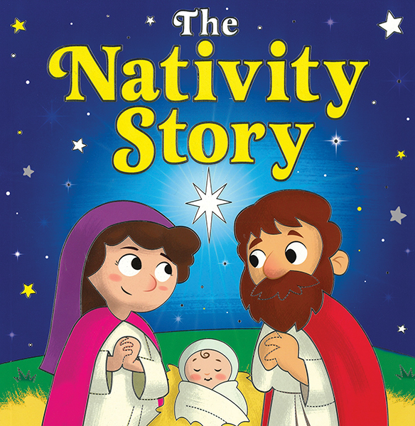 Paperback Book/The Nativity Story/Glitter   (43207)