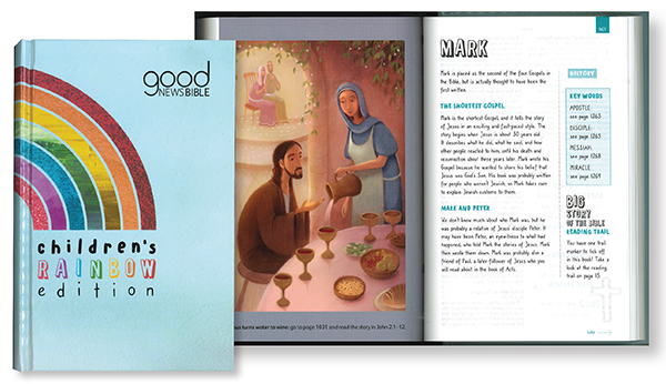 Good News Childrens Rainbow Bible/Illustrated   (4489)