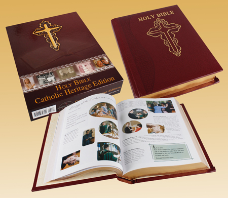 Family Bible De-Luxe/Gift Boxed - Burgundy   (4497)