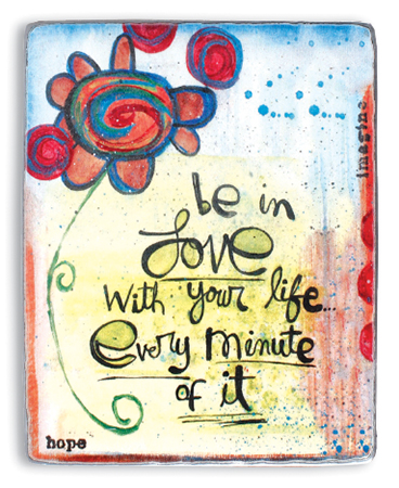 Artmetal Plaque/Be In Love With...   (46206)