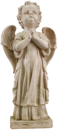 Resin Grave Statue - 24 inch Praying Angel   (48572)