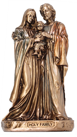 Veronese Resin Statue/3 1/2 inch Holy Family   (52655)