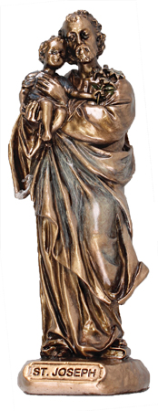 Veronese Resin Statue/3 1/2 inch St.Joseph   (52656)