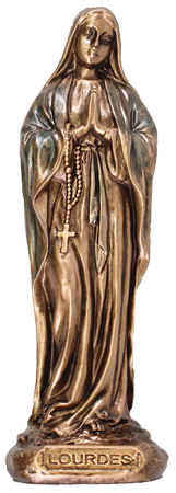Veronese Resin Statue/3 1/2 inch Lourdes   (52658)