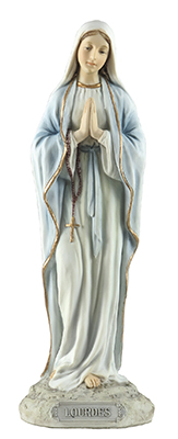 Veronese Resin Statue 8 inch Lourdes   (52714)