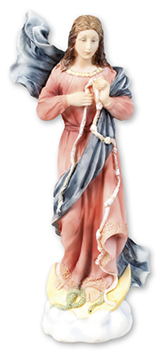 Veronese Resin Statue 8 inch Lady Untier of Knots   (52723)