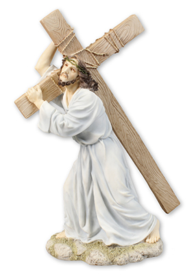 Veronese Resin Statue/Lord Carrying Cross   (52744)