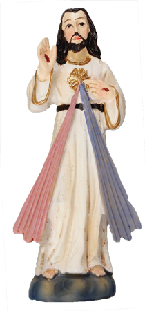 Renaissance 3 1/2 inch  Statue-Divine Mercy   (52863)