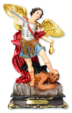Florentine 5 inch Statue-St.Michael   (52950)