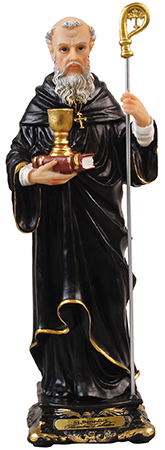 Florentine 5 inch Statue-Saint Benedict   (52952)