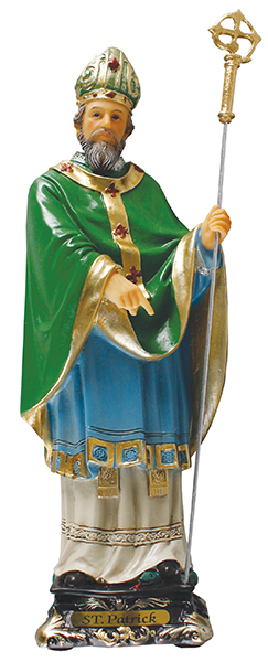Florentine 8 inch Statue-Saint Patrick   (52987)