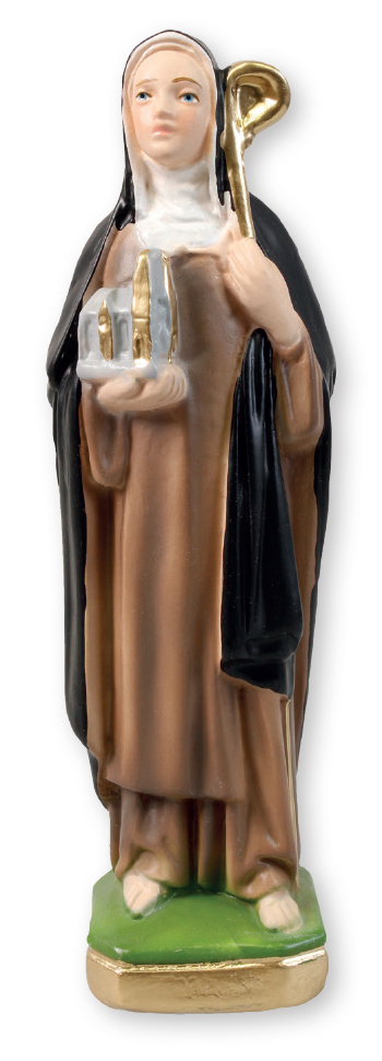 8 inch Plaster Statue/St. Brigid   (5520)