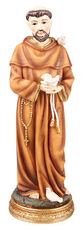 Renaissance 5 inch Statue - Saint Francis   (56921)