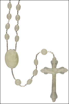 Plastic Corded Rosary - Luminous (6013)