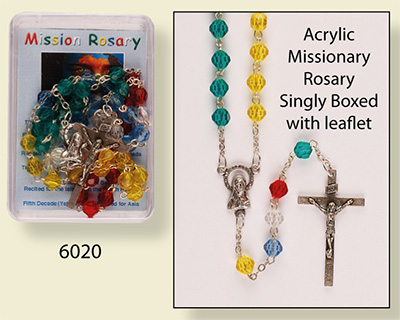 Missionary Rosary/Acrylic   (6020)