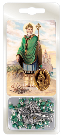 Rosary & Card Set/St. Patrick   (60510)