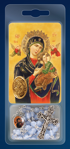 Rosary & Card Set/Perpetual   (60512)